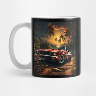 Retro Synthwave Aesthetic - Outrun Synth Nerd 80s Mug